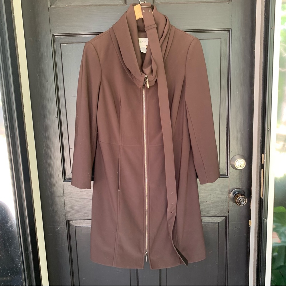Doncaster Dark Brown Zipper Dress
